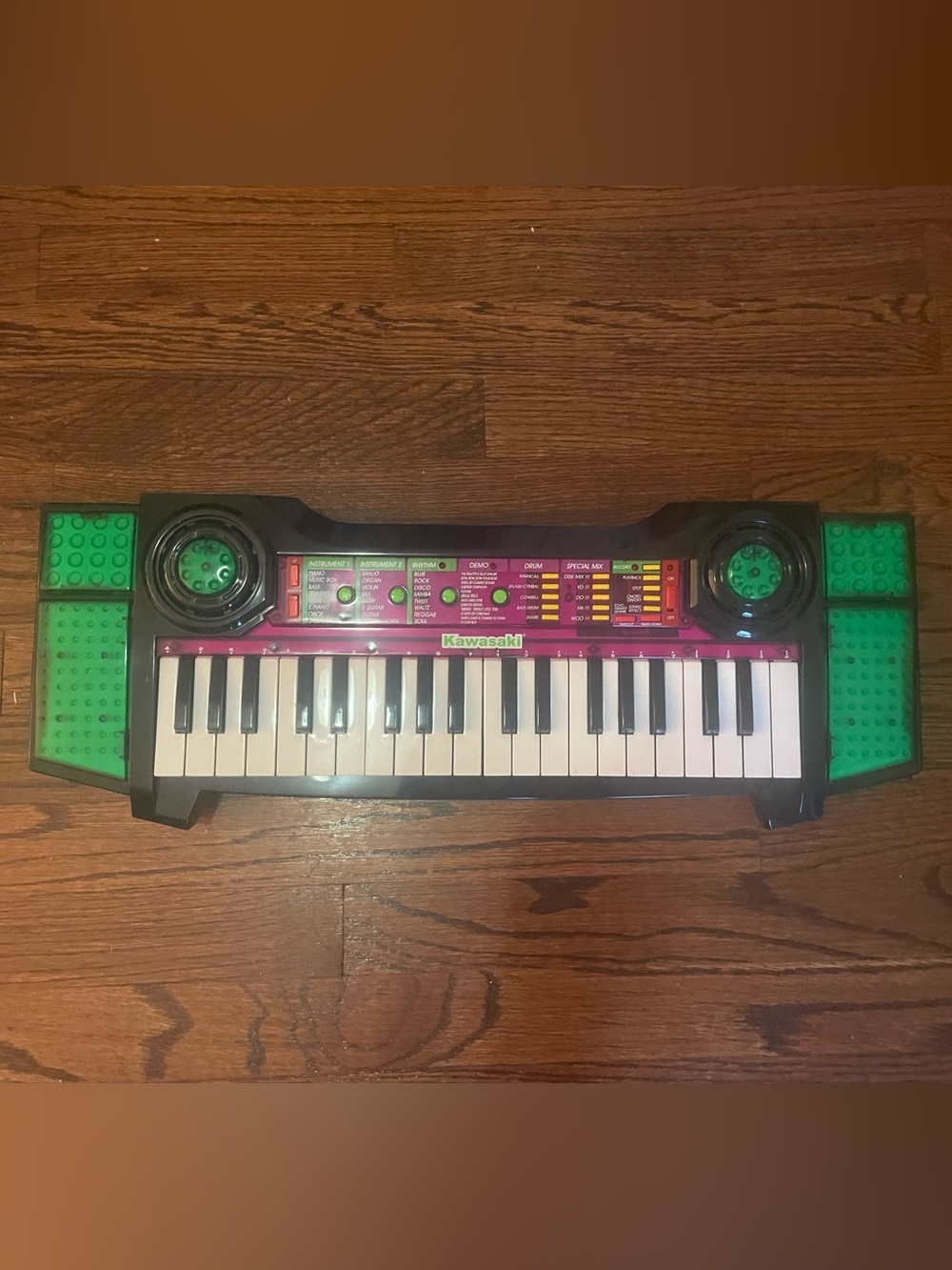 Kawasaki kids toy Electronic Keyboard - effects, rare, vintage -working